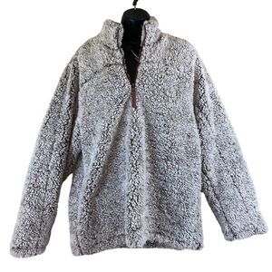 PAAZA Sherpa Frosty Tipped 1/4 Zip Pullover
